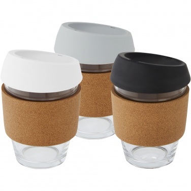 Logotrade corporate gifts photo of: Lidan 360 ml borosilicate glass tumbler with silicone lid