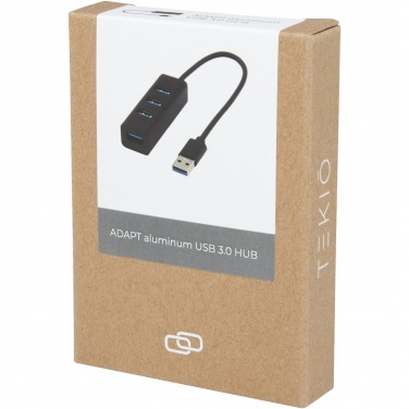 Logotrade promotional gifts photo of: ADAPT aluminum USB 3.0 hub