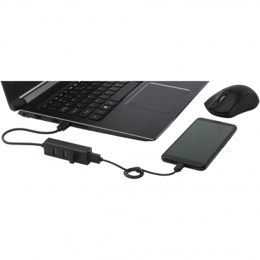 Logotrade promotional giveaway image of: ADAPT aluminum USB 3.0 hub