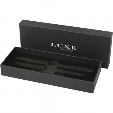 Logo trade promotional products picture of: Tactical Dark duo pen gift box