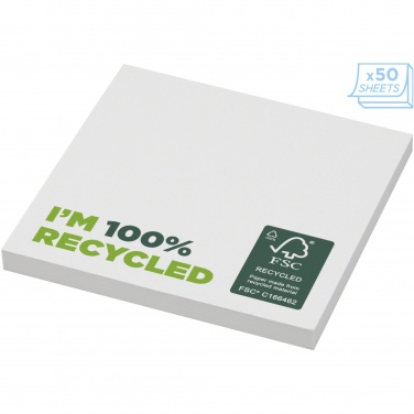 Logo trade advertising products image of: Sticky-Mate® recycled sticky notes 75 x 75 mm