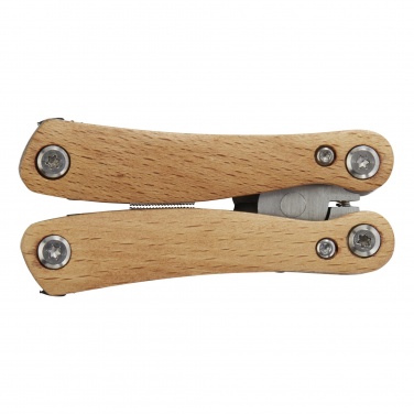 Logo trade business gift photo of: Anderson 12-function medium wooden multi-tool