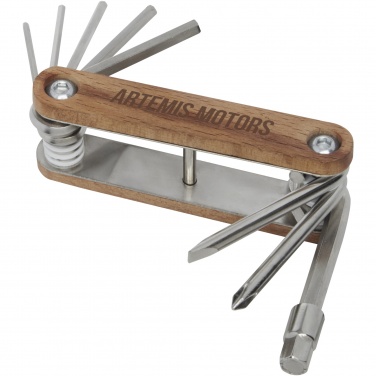Logotrade business gifts photo of: Fixie 8-function wooden bicycle multi-tool