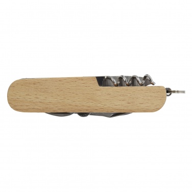 Logo trade promotional merchandise image of: Richard 7-function wooden pocket knife