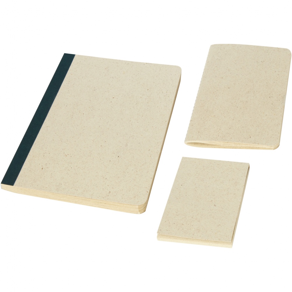 Logotrade business gifts photo of: Verde 3-piece grass paper stationery gift set