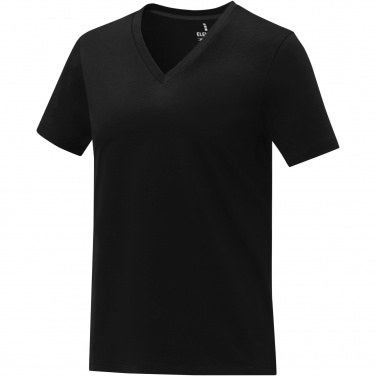 Logotrade promotional product image of: Somoto short sleeve women's V-neck t-shirt 