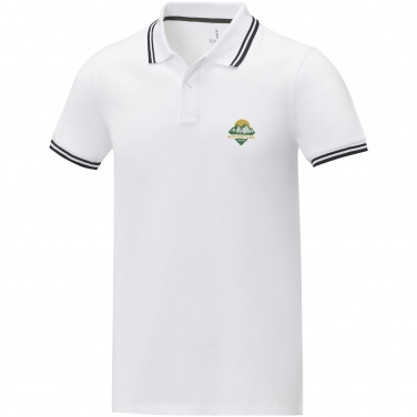 Logotrade advertising product picture of: Amarago short sleeve men's tipping polo