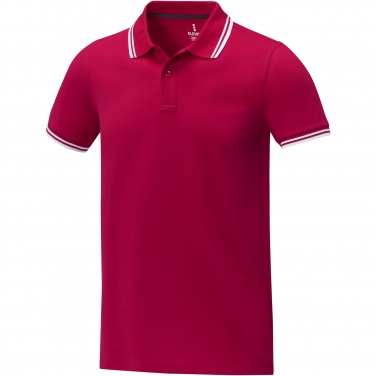 Logo trade promotional items picture of: Amarago short sleeve men's tipping polo