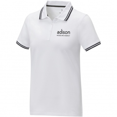Logotrade promotional giveaways photo of: Amarago short sleeve women's tipping polo