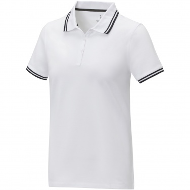 Logo trade corporate gift photo of: Amarago short sleeve women's tipping polo