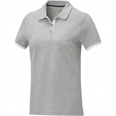 Logotrade promotional items photo of: Morgan short sleeve women's duotone polo