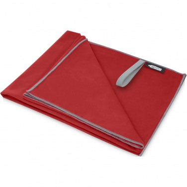 Logo trade promotional item photo of: Pieter recycled PET ultra lightweight and quick dry towel 130 x 80 cm