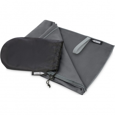 Logo trade business gift photo of: Pieter recycled PET ultra lightweight and quick dry towel 130 x 80 cm