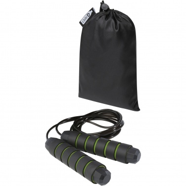 Logo trade promotional gifts image of: Austin soft skipping rope in recycled PET pouch