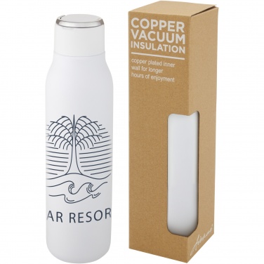 Logo trade promotional products picture of: Marka 600 ml copper vacuum insulated bottle with metal loop