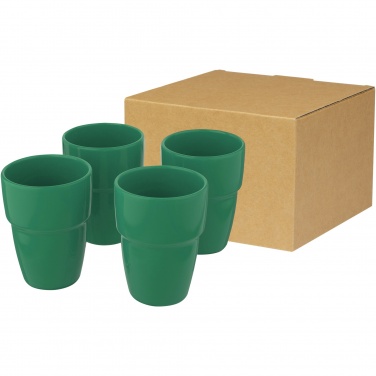 Logotrade promotional giveaway image of: Staki 4-piece 280 ml stackable mug gift set
