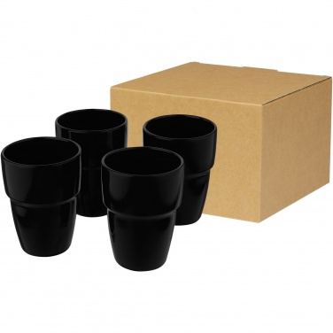 Logotrade promotional products photo of: Staki 4-piece 280 ml stackable mug gift set