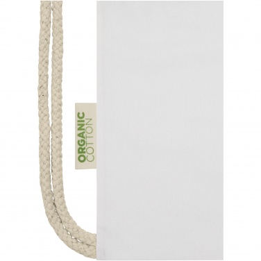 Logotrade advertising products photo of: Orissa 140 g/m² organic cotton drawstring bag 5L