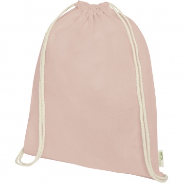 Logotrade promotional giveaways photo of: Orissa 140 g/m² organic cotton drawstring bag 5L