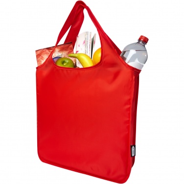 Logo trade promotional gifts picture of: Ash RPET large foldable tote bag 14L