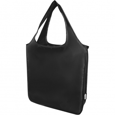 Logo trade promotional gift photo of: Ash RPET large foldable tote bag 14L