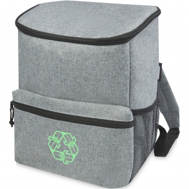 Logo trade corporate gifts image of: Excursion GRS RPET cooler backpack 12L