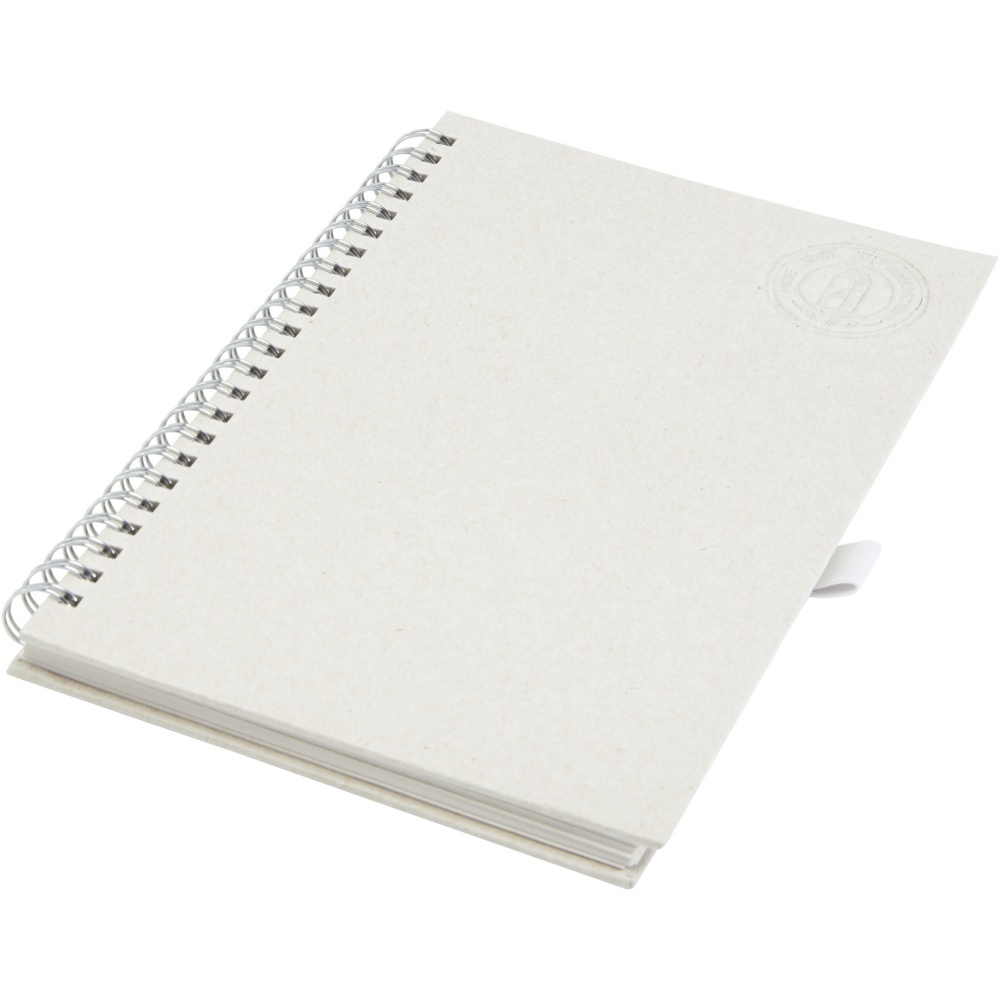 Logotrade promotional product image of: Dairy Dream A5 size reference recycled milk cartons spiral notebook