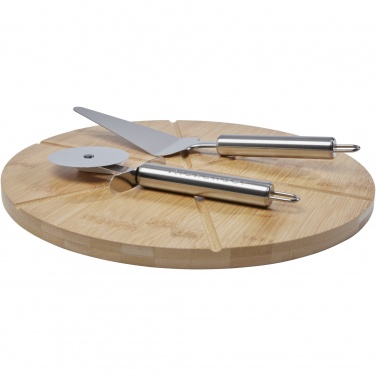 Logo trade promotional items image of: Mangiary bamboo pizza peel and tools