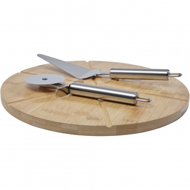 Logotrade promotional item picture of: Mangiary bamboo pizza peel and tools