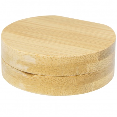 Logo trade promotional item photo of: Afrodit bamboo pocket mirror