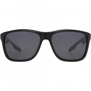 Logo trade promotional merchandise image of: Eiger polarized sunglasses in recycled PET casing