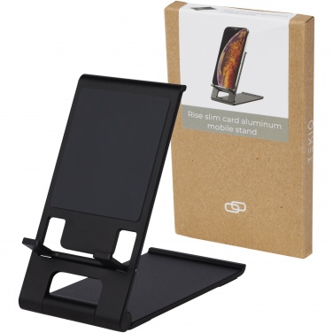 Logo trade business gift photo of: Rise slim aluminium phone stand