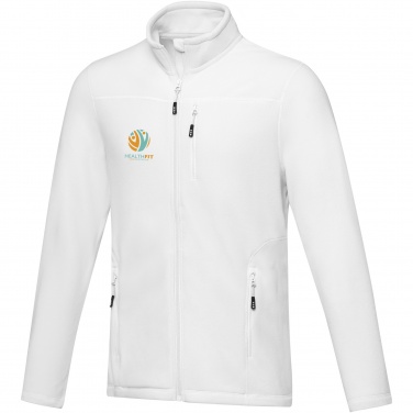 Logo trade promotional item photo of: Amber men's GRS recycled full zip fleece jacket