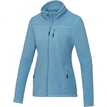 Logo trade promotional products image of: Amber women's GRS recycled full zip fleece jacket