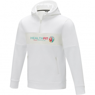 Logo trade advertising products image of: Sayan men's half zip anorak hooded sweater