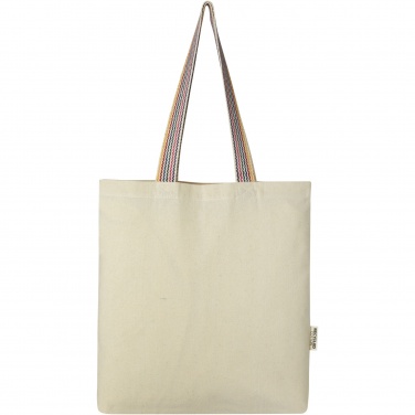 Logotrade corporate gift picture of: Rainbow 180 g/m² recycled cotton tote bag 5L