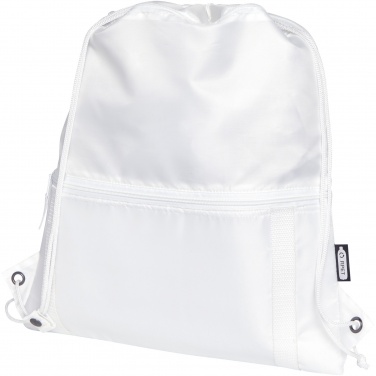 Logo trade corporate gifts picture of: Adventure recycled insulated drawstring bag 9L