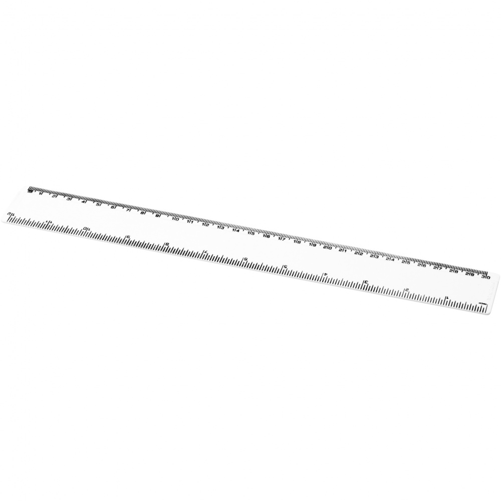 Logo trade promotional giveaways picture of: Refari 30 cm recycled plastic ruler