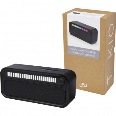 Logotrade promotional product picture of: Music Level 5W RGB mood light Bluetooth® speaker