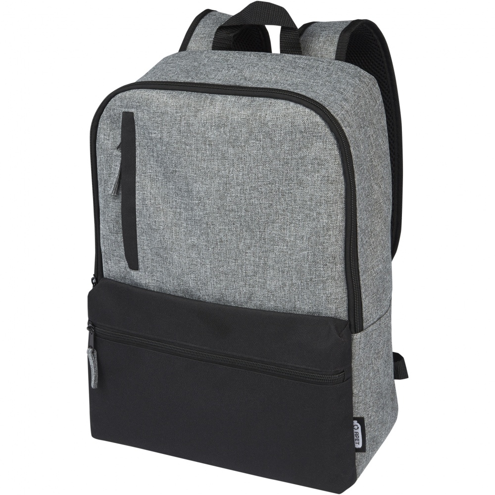 Logotrade promotional giveaway image of: Reclaim 15" GRS recycled two-tone laptop backpack 14L
