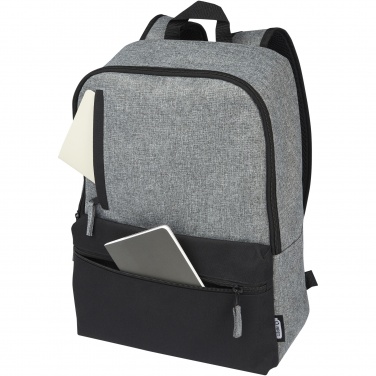 Logo trade promotional gift photo of: Reclaim 15" GRS recycled two-tone laptop backpack 14L