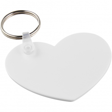 Logotrade promotional gifts photo of: Tait heart-shaped recycled keychain