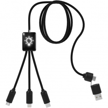 Logo trade promotional giveaway photo of: SCX.design C28 5-in-1 extended charging cable