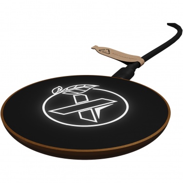 Logo trade promotional products picture of: SCX.design W13 10W wooden wireless charging station