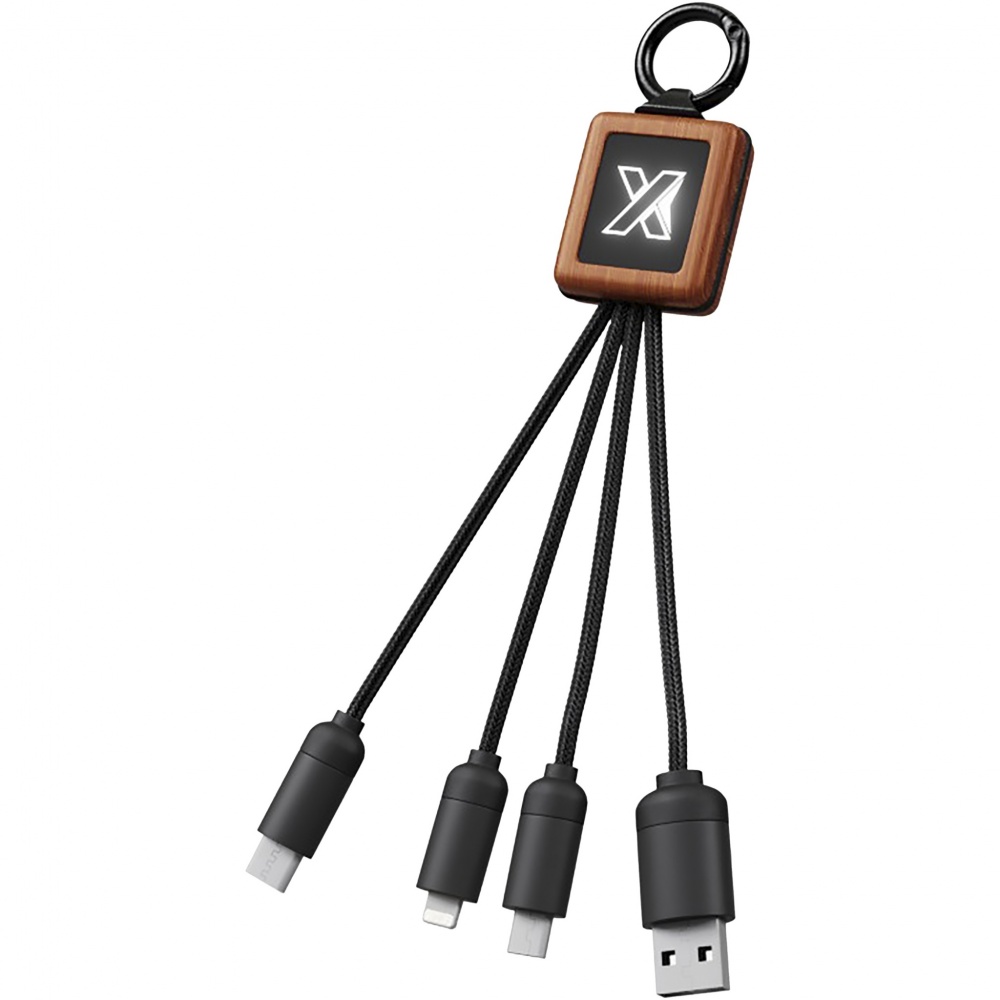 Logotrade corporate gift picture of: SCX.design C19 wooden easy to use cable