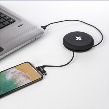 Logo trade promotional items image of: SCX.design C18 3-in-1 travel light-up cable