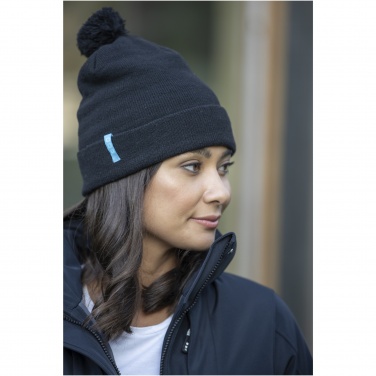 Logo trade corporate gifts image of: Olivine GRS recycled beanie