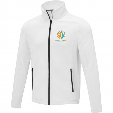 Logo trade promotional merchandise picture of: Zelus men's fleece jacket
