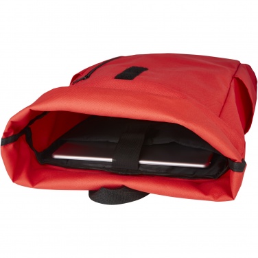 Logo trade promotional items picture of: Byron 15.6" GRS RPET roll-top backpack 18L