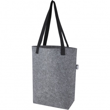 Logo trade advertising products picture of: Felta GRS recycled felt tote bag with wide bottom 12L